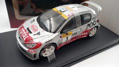 Autoart Peugeot 206 WRC rally Montecarlo 2001 1/18 - scala 1:18