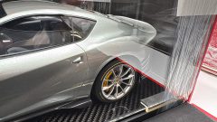 BBR Ferrari 812 Competizione 1/12 Coburn Grey, limited edition 11 of 49 Pcs, Numero 11, Striscia Bianca. - foto 4