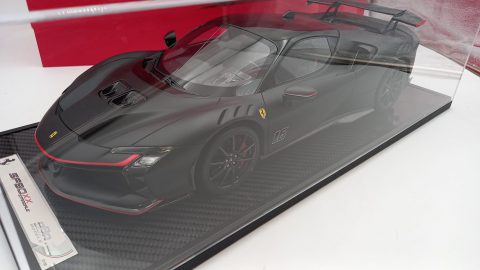 BBR Ferrari SF90XX Stradale Matt Black Charles Leclerc 1/12, lim. ed. 50 esemplari, questa la numero 37