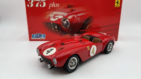 BBR Ferrari 375 plus 5.0L V12 Spider Winner 24h Le Mans 1954 1/18