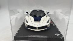 BBR Ferrari LaFerrari 2012 1/18 Bianco Birdcage - Carbon Blu - foto 2