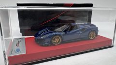 BBR Ferrari 488 Pista Spider 1/43, Blue Tour de france, Limited edition 20PCS - scala 1:43