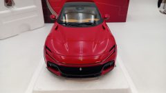 BBR Ferrari Purosangue Panoramic Roof rosso corsa 1/18 - foto 3