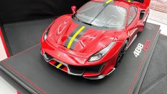 BBR Ferrari 488 Pista Rosso Corsa 1/18, Cerchi Carbonio, Limited edition 88 PCS - foto 5