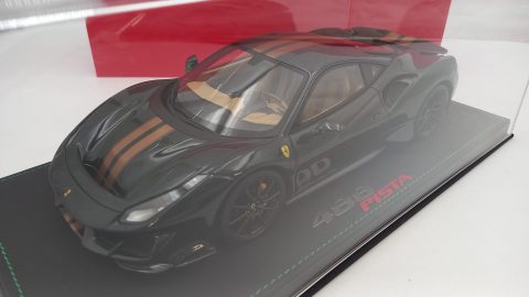 BBR Ferrari 488 Pista british green 1/18, lim. ed. 88 pz