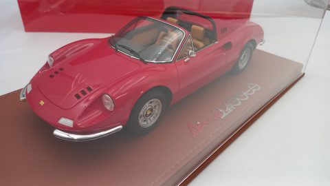 BBR Ferrari Dino 246 GTS Rosso Corsa 322 1/18, lim. ed. 46 pz