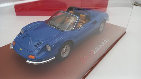 BBR Ferrari Dino 246 GTS Azzurro Dino 1972 1/18, lim. ed. 46 pz