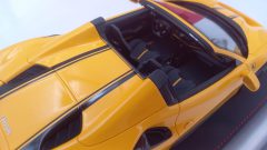 BBR Ferrari 488 Pista Spider Giallo Modena 1/18, lim. ed. 48 pz - foto 6