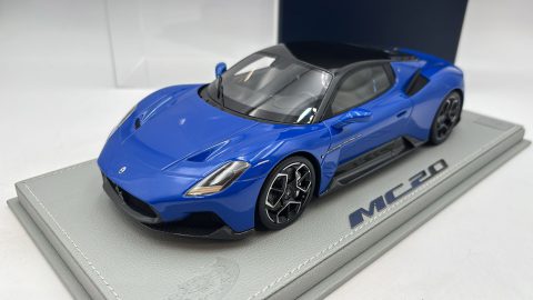 BBR Maserati MC20 2020 1/18 Blu Infinito