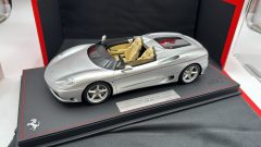 BBR Ferrari 360 Barchetta Argento nurburgring 1/18, One off, Limited edition 160 PCS - scala 1:18