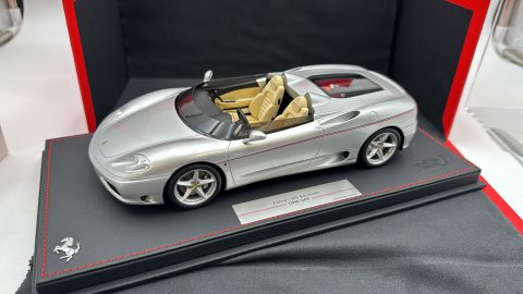 BBR Ferrari 360 Barchetta Argento nurburgring 1/18, One off, Limited edition 160 PCS