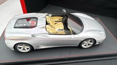 BBR Ferrari 360 Modena Barchetta one off 1/18, Argento Nurburgring, Limited edition 106 PCS - foto 6