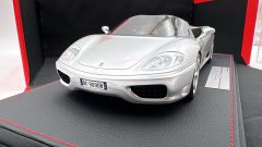 BBR Ferrari 360 Modena Barchetta one off 1/18, Argento Nurburgring, Limited edition 106 PCS - foto 4