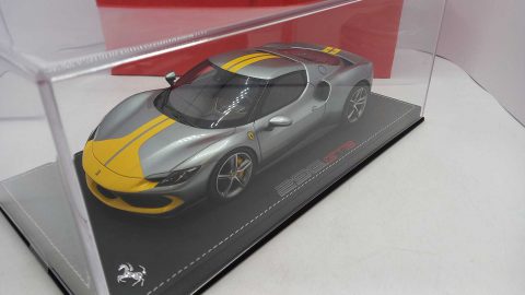 BBR Ferrari 296 Assetto Fiorano grigio Coburn 1/18, lim. ed. 300 pz.