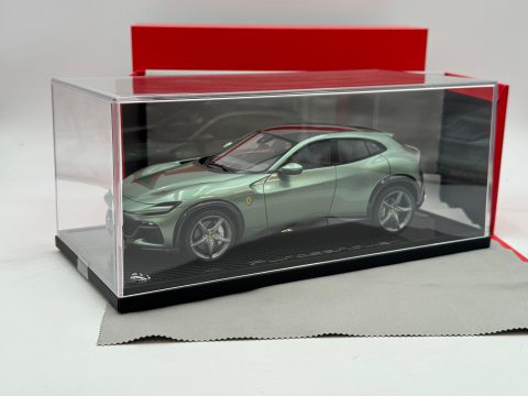 BBR Ferrari Purosangue Verde Dora 1/18 tetto in fibra di carbonio, lim. ed. 30 pezzi, questa la numero 20