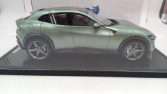 BBR Ferrari Purosangue Verde Dora carbon fibre roof 1/18, lim. ed. 30 pz, questa la numero 21 - foto 5