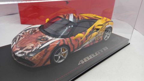BBR Ferrari 488 GTB Tiger Giallo Modena 2016 1/18, lim. ed. 100 pz