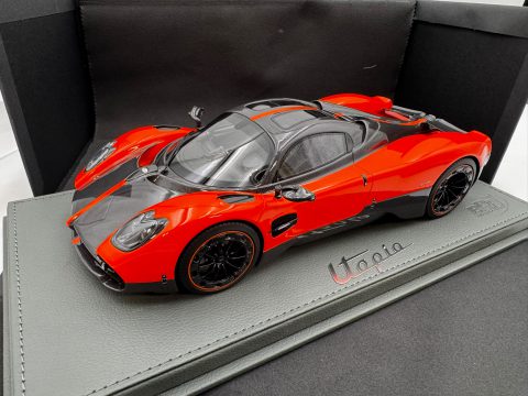 BBR Pagani Utopia Coupe 1/18 Arancio Marbella, lim. ed. 60 pz, questa la numero 1