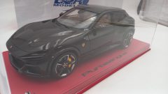 BBR Ferrari Purosangue tetto panoramico 1/18, nero purosangue, lim. ed. 24 pz - scala 1:18
