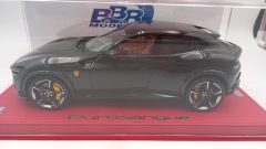 BBR Ferrari Purosangue tetto panoramico 1/18, nero purosangue, lim. ed. 24 pz - foto 3