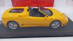 BBR Ferrari 360 Modena Spider Giallo Modena automatic gear 1/18, lim. ed. 20 pz - foto 3
