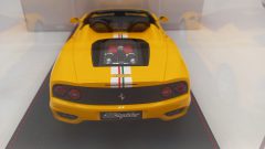 BBR Ferrari 360 Modena Spider Giallo Modena F1 automatic gear 1/18, lim. ed. 12 pz - foto 4