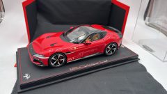 BBR Ferrari 12Cilindri 2024 1/18, tetto panoramico, Rosso Corsa, limited Edition 18 of 24 pz - scala 1:18