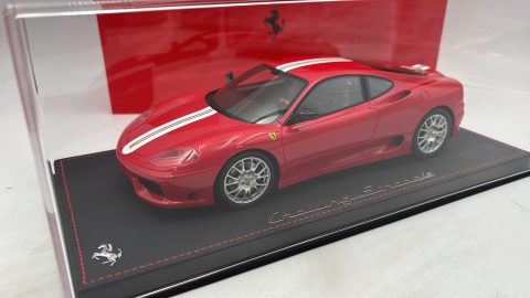BBR Ferrari 360 Challenge Stradale 1/18 Rosso Corsa with Italian stripe