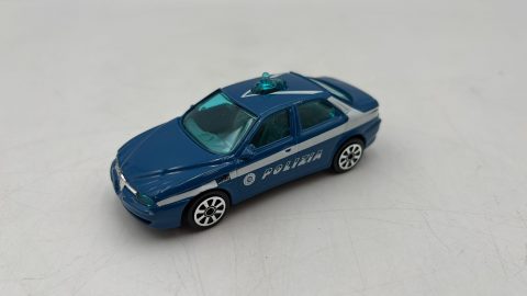 BBurago Alfa Romeo 156 polizia 1/43 senza scatola originale
