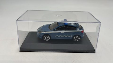 Bburago Alfa Romeo Giulietta Polizia 1/43 senza scatola