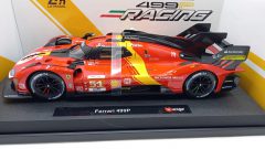 Bburago Ferrari 499P 3.0L Turbo V6 AF Corse winner 24h Le Mans 2023 #51 1/18 - foto 3