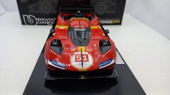 Bburago Ferrari 499P 3.0L Turbo V6 AF Corse winner 24h Le Mans 2023 N.51 1/18 con teca - foto 3