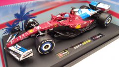 Bburago Ferrari SF-25 Charles Leclerc Miami GP 2025 1/18 - scala 1:18