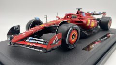 Bburago Ferrari SF-24 C. Leclerc Winner Monza GP 2024 1/18 - foto 3