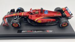 Bburago Ferrari SF-24 C. Leclerc Winner Monza GP 2024 1/18 - foto 4