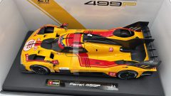Bburago Ferrari 499P 3.0L Turbo V6 AF Corse N.83 Winner 24h Le Mans 2025 Kubica - Hanson - Ye 1/18 - foto 3