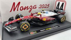 Bburago Ferrari SF-25 Lewis Hamilton Monza GP 2025 1/18 - foto 2