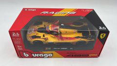 Bburago Ferrari 499P 3.0L Turbo V6 AF Corse N.83 Winner 24h Le Mans 2025 Kubica - Hanson - Ye 1/24 - scala 1:24