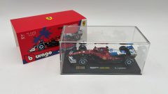 Bburago Ferrari SF-25 C. Leclerc Miami GP 2025 1/43 con teca - scala 1:43