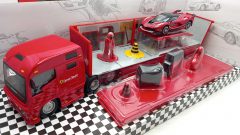 Bburago Ferrari racing hauler trasporto Corse Clienti 1/43 - foto 4
