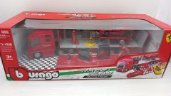 Bburago Ferrari racing hauler trasporto Corse Clienti 1/43 - scala 1:43