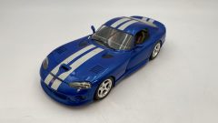 Bburago Dodge Viper GTS Coupe 1/18 senza scatola originale, leggeri segni di usura - scala 1:18