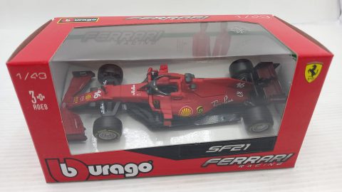 Burago Ferrari SF21 C. Leclerc 1/43