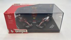Bburago set Ferrari SF-25 C. Leclerc Seasonal Livery 2025 e Italian GP 2025 1/64 - scala 1:64