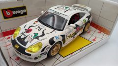 Bburago Porsche GT3 Cup 1/18, confezione lievemente usurata - scala 1:18