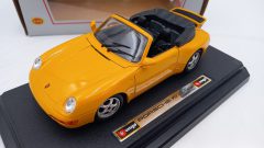 Bburago Porsche 911 Carrera Cabriolet 1/24, confezione lievemente usurata - scala 1:24