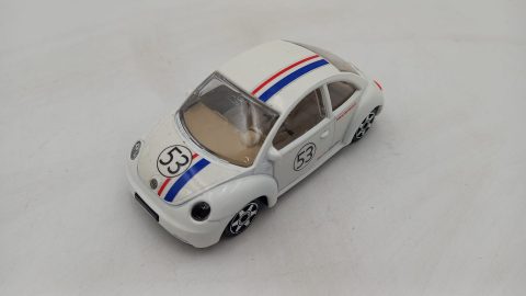 Bburago Volkswagen New Beetle Herbie 1/43, senza scatola originale