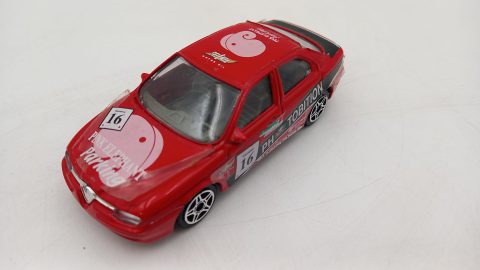 Bburago Alfa Romeo 156 1/43, adesivi che si staccano, senza scatola originale