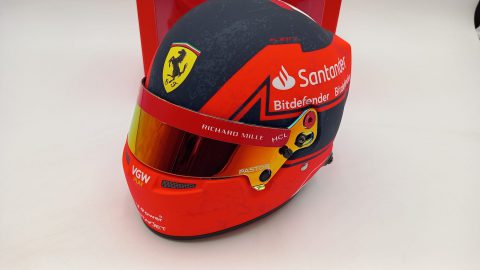 Bell Helmet replica casco helmet Charles Leclerc Canadian GP 1/2