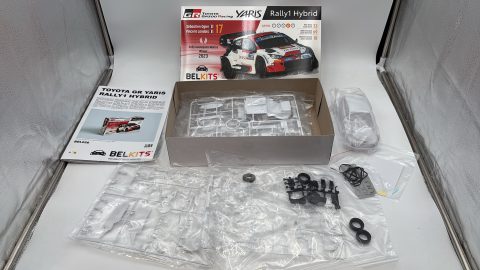 Belkits Toyota GR Yaris Gazoo Racing Rally1 Hybrid Winner Rally Mexico 2023 1/24 kit di montaggio